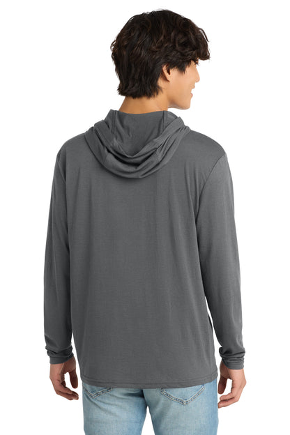 District Perfect Tri Long Sleeve Hoodie. DM139 (Choose Your Design)