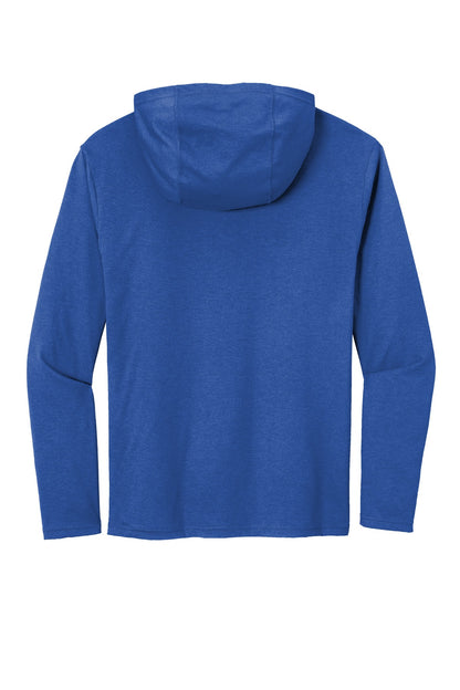District Perfect Tri Long Sleeve Hoodie. DM139 (Choose Your Design)