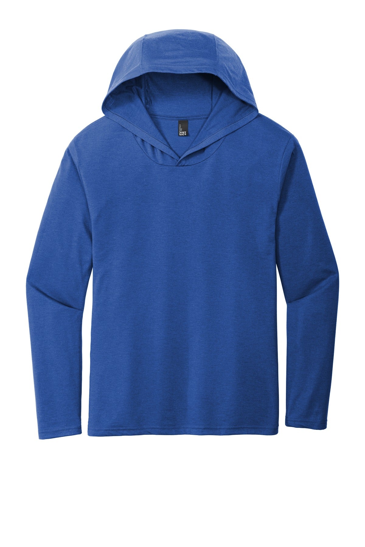 District Perfect Tri Long Sleeve Hoodie. DM139 (Choose Your Design)