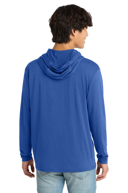 District Perfect Tri Long Sleeve Hoodie. DM139 (Choose Your Design)