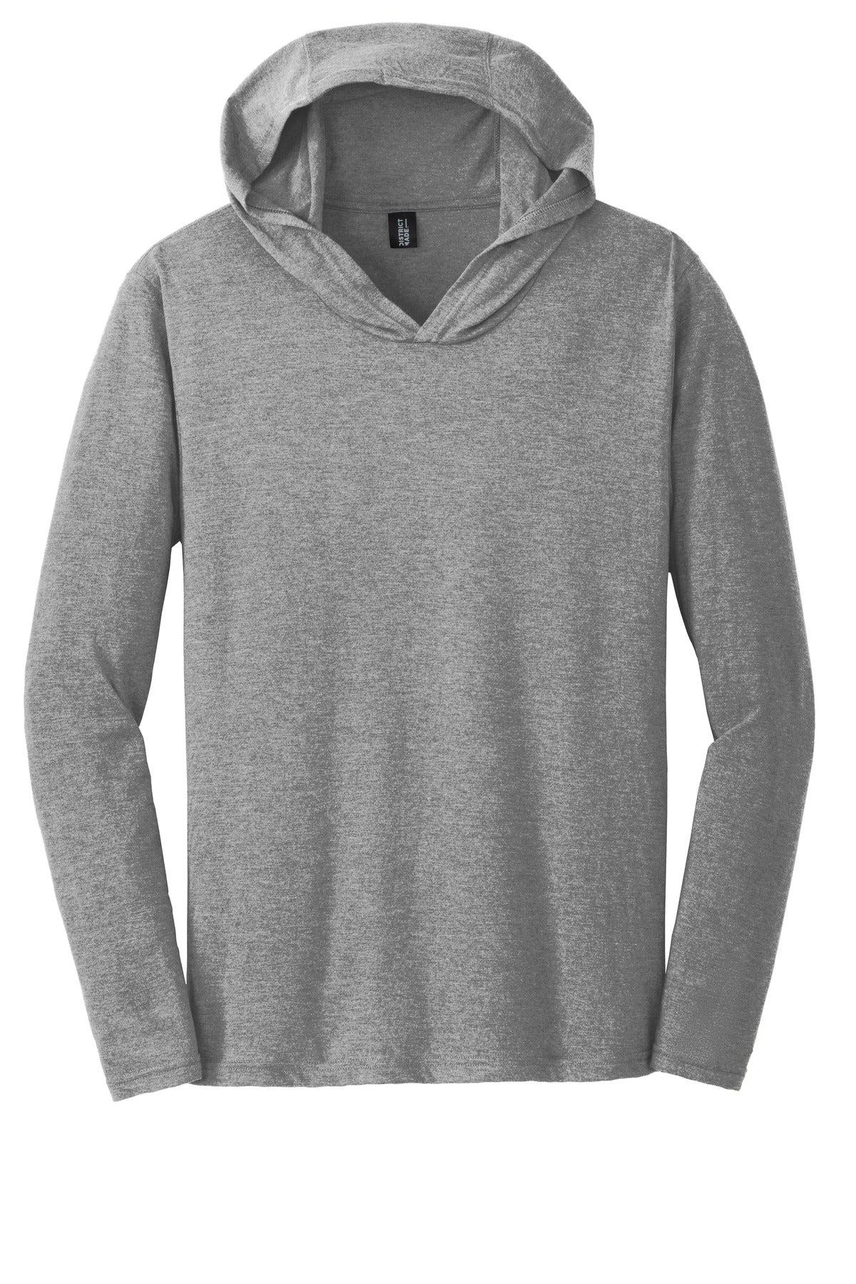 District Perfect Tri Long Sleeve Hoodie. DM139 (Choose Your Design)