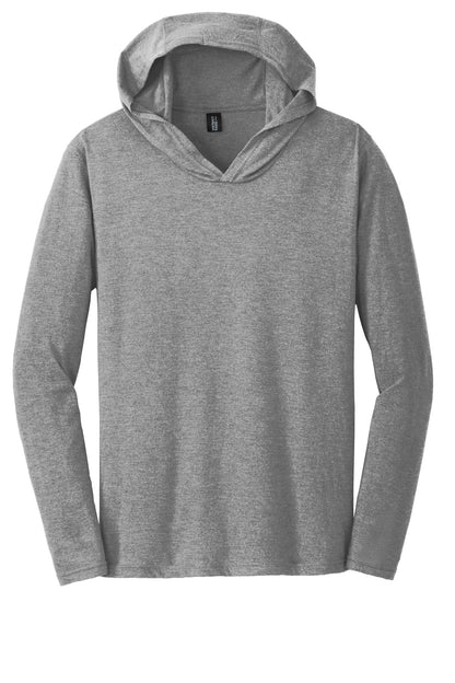 District Perfect Tri Long Sleeve Hoodie. DM139 (Choose Your Design)