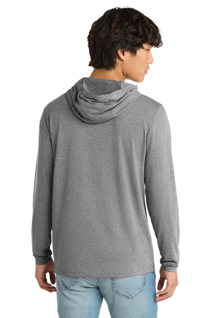 District Perfect Tri Long Sleeve Hoodie. DM139 (Choose Your Design)