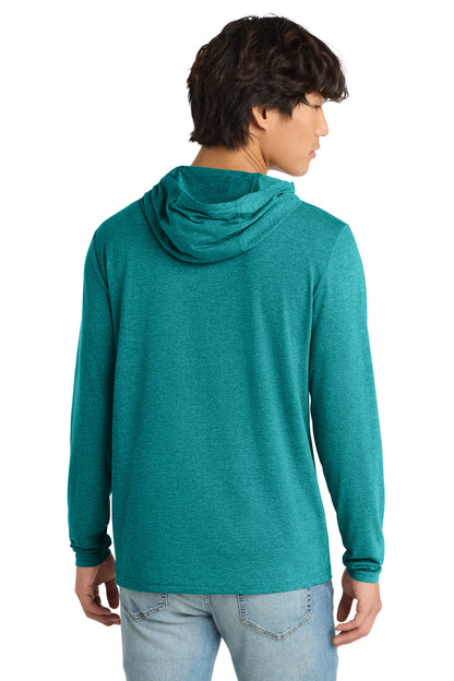 District Perfect Tri Long Sleeve Hoodie. DM139 (Choose Your Design)