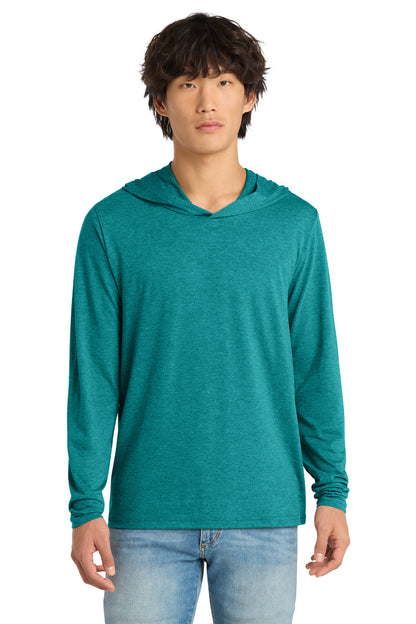District Perfect Tri Long Sleeve Hoodie. DM139 (Choose Your Design)