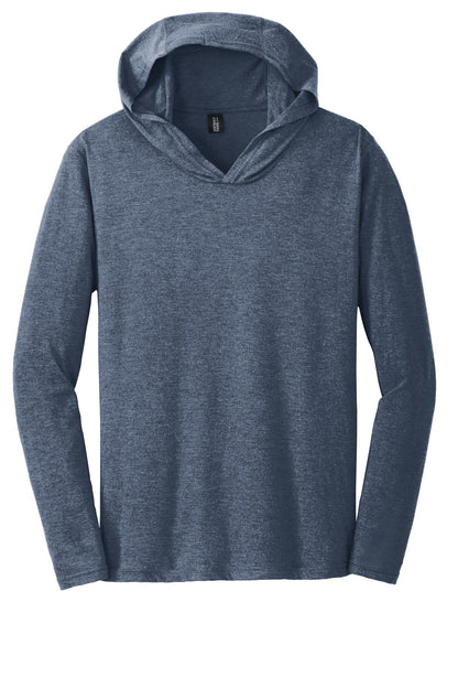 District Perfect Tri Long Sleeve Hoodie. DM139 (Choose Your Design)
