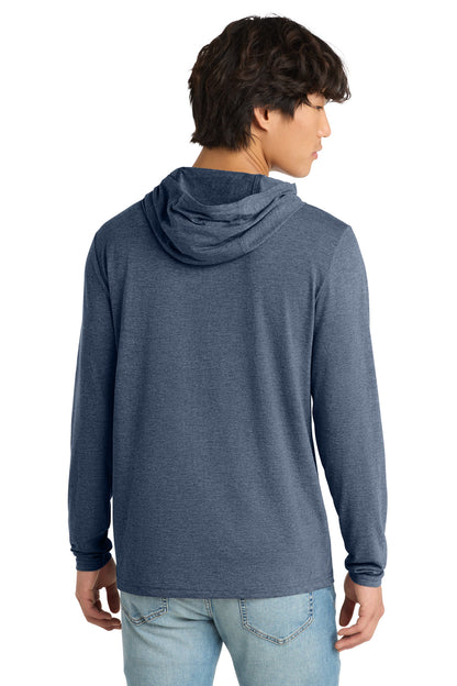 District Perfect Tri Long Sleeve Hoodie. DM139 (Choose Your Design)