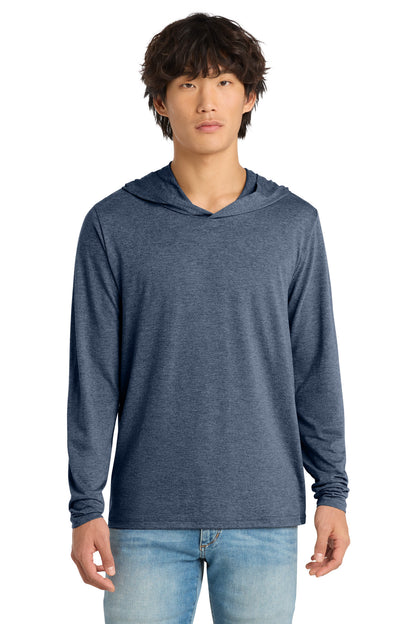 District Perfect Tri Long Sleeve Hoodie. DM139 (Choose Your Design)
