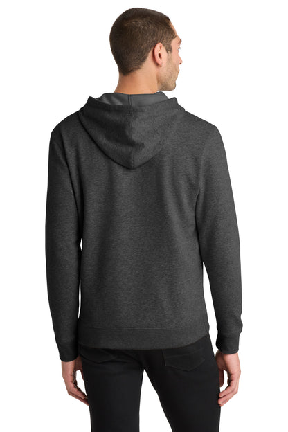 District Lightweight Fleece Hoodie. DM391 (Choose Your Design)