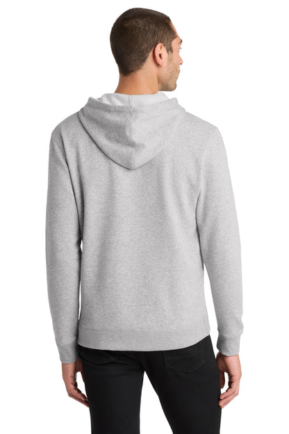 District Lightweight Fleece Hoodie. DM391 (Choose Your Design)