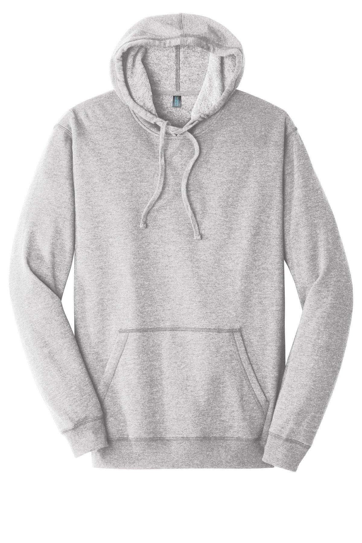 District Lightweight Fleece Hoodie. DM391 (Choose Your Design)