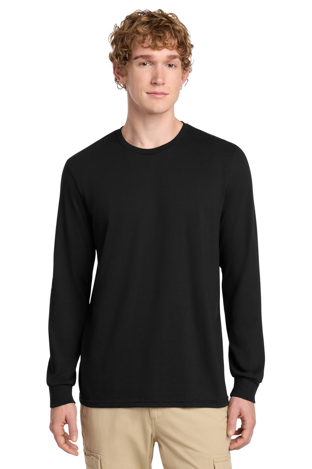 District Perfect Blend CVC Long Sleeve Tee. DT109 (Choose Your Design)