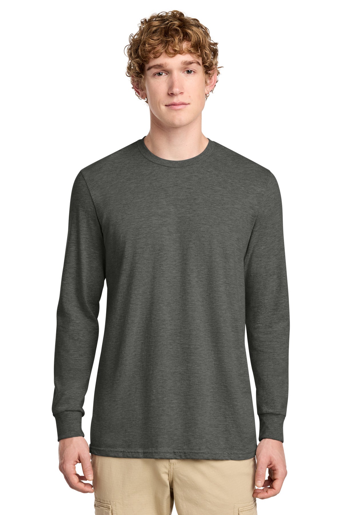 District Perfect Blend CVC Long Sleeve Tee. DT109 (Choose Your Design)