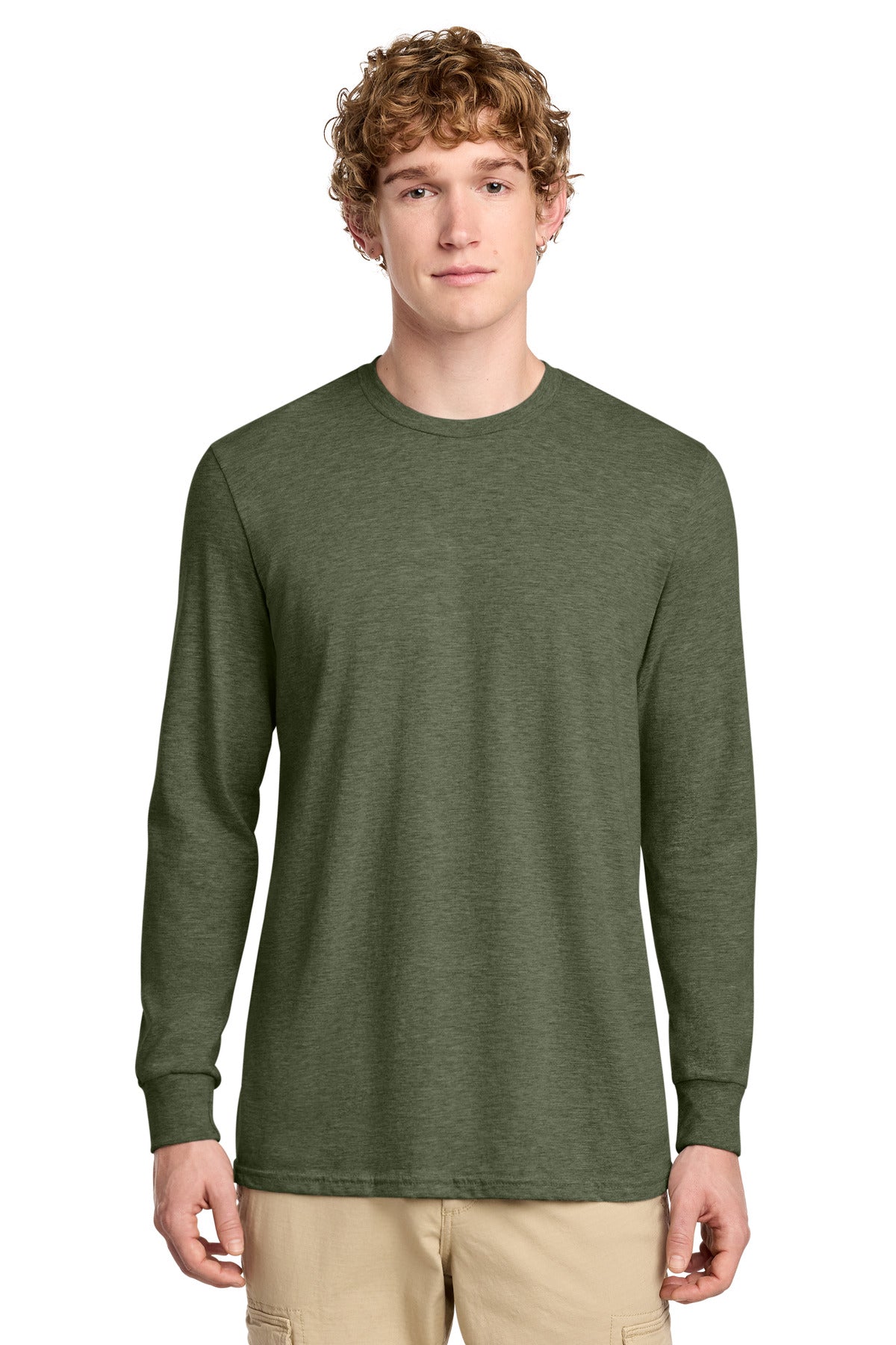 District Perfect Blend CVC Long Sleeve Tee. DT109 (Choose Your Design)