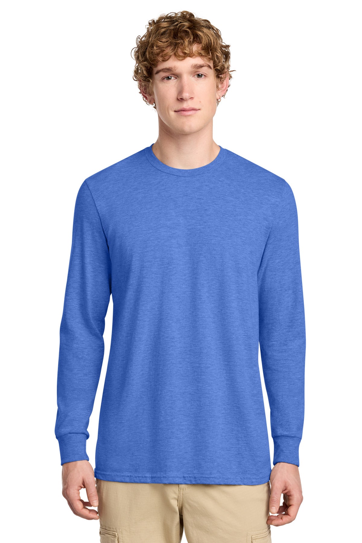 District Perfect Blend CVC Long Sleeve Tee. DT109 (Choose Your Design)