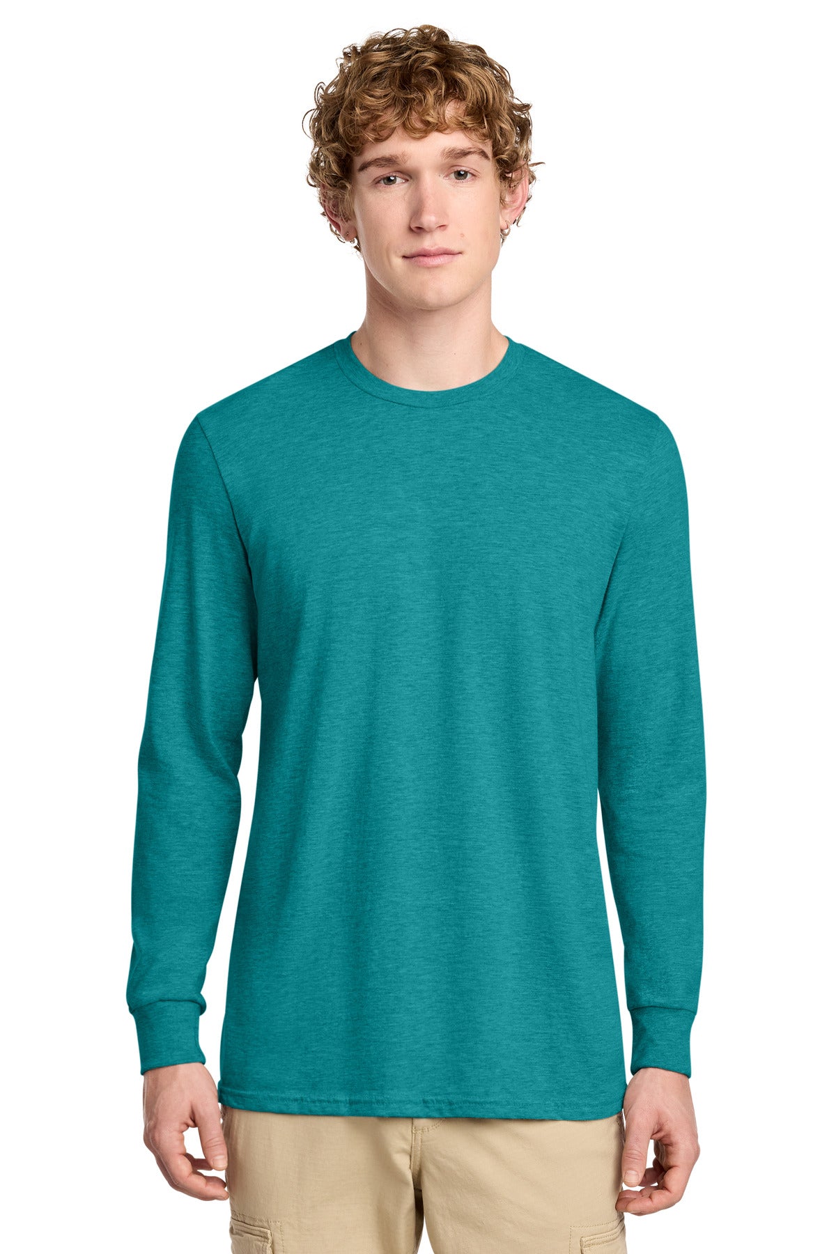 District Perfect Blend CVC Long Sleeve Tee. DT109 (Choose Your Design)