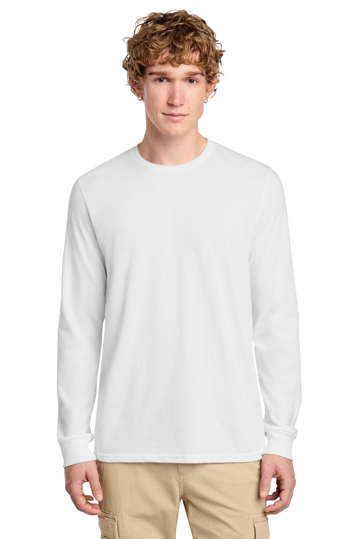 District Perfect Blend CVC Long Sleeve Tee. DT109 (Choose Your Design)