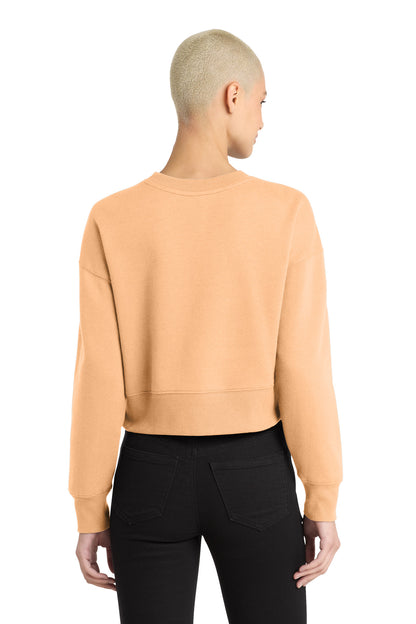 District Women's Perfect Weight Fleece Cropped Crew. DT1105 (Choose Your Design)