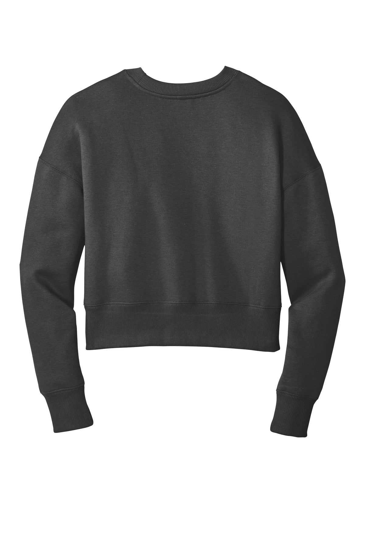 District Women's Perfect Weight Fleece Cropped Crew. DT1105 (Choose Your Design)