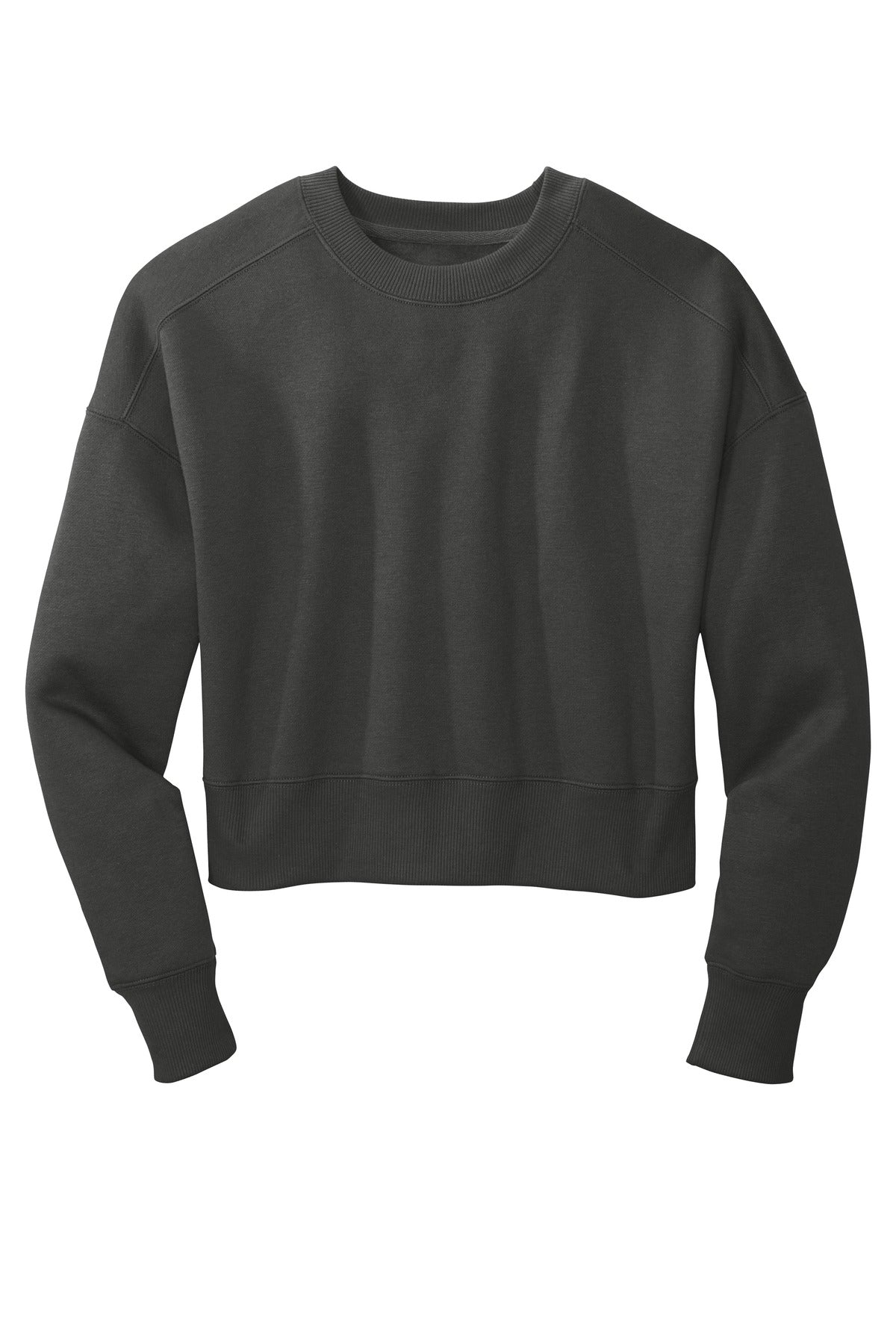 District Women's Perfect Weight Fleece Cropped Crew. DT1105 (Choose Your Design)