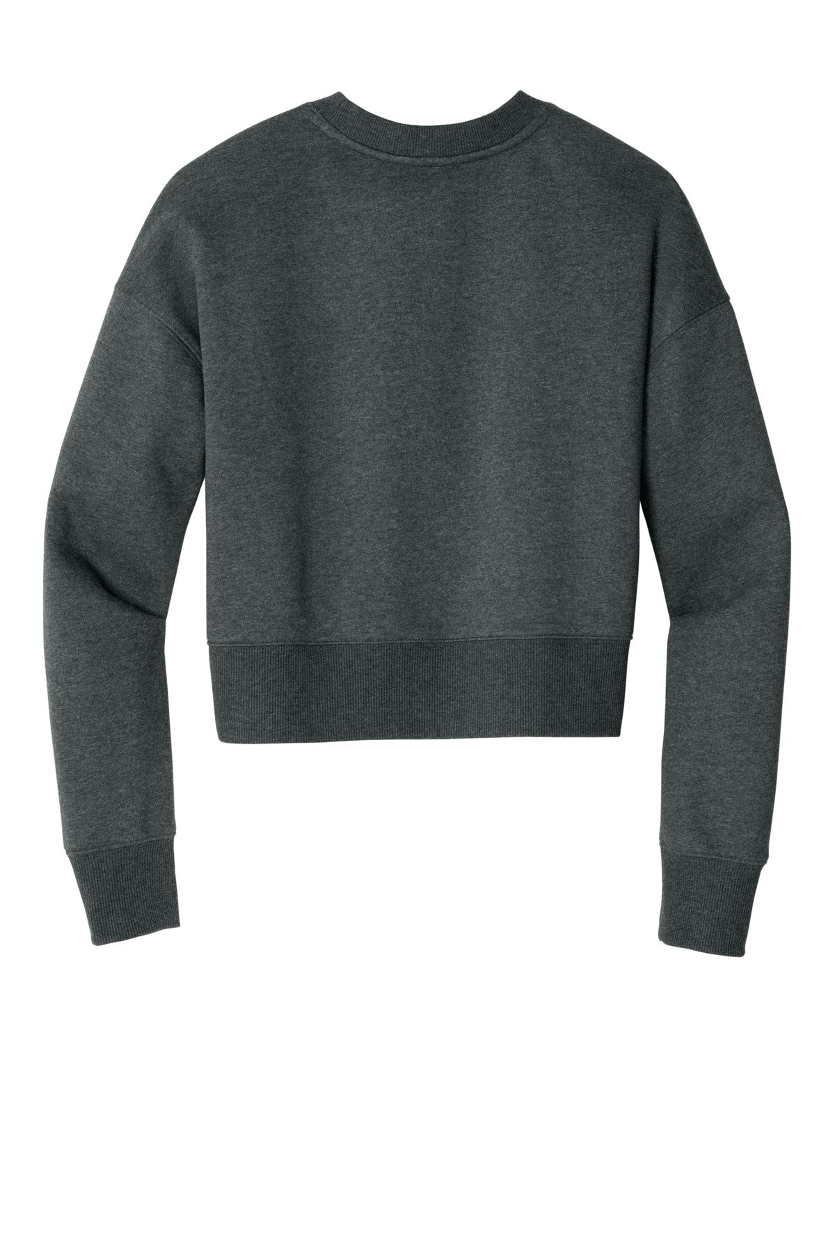 District Women's Perfect Weight Fleece Cropped Crew. DT1105 (Choose Your Design)