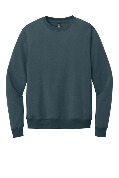 District Perfect Weight Fleece Crew. DT1106 (Choose Your Design)