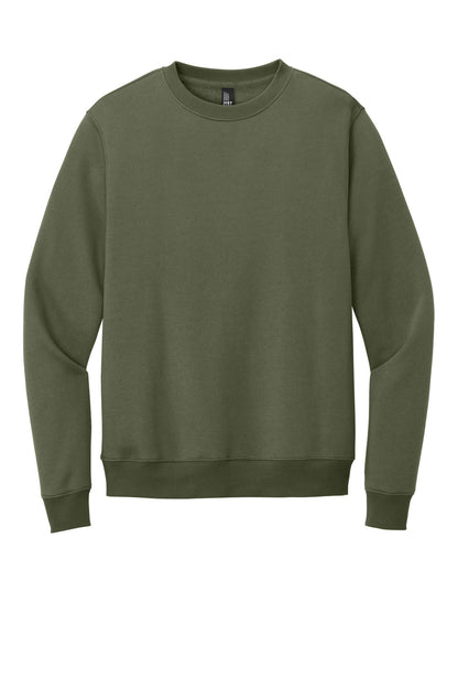 District Perfect Weight Fleece Crew. DT1106 (Choose Your Design)