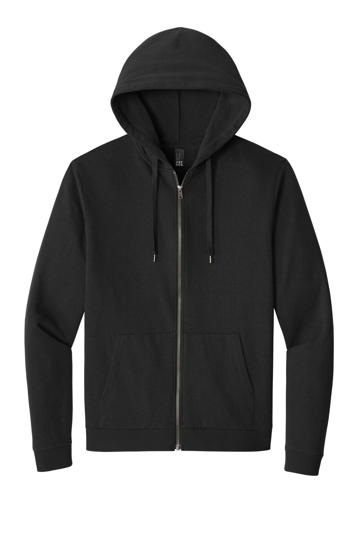 District Perfect Tri Fleece Full-Zip Hoodie. DT1302 (Choose Your Design)