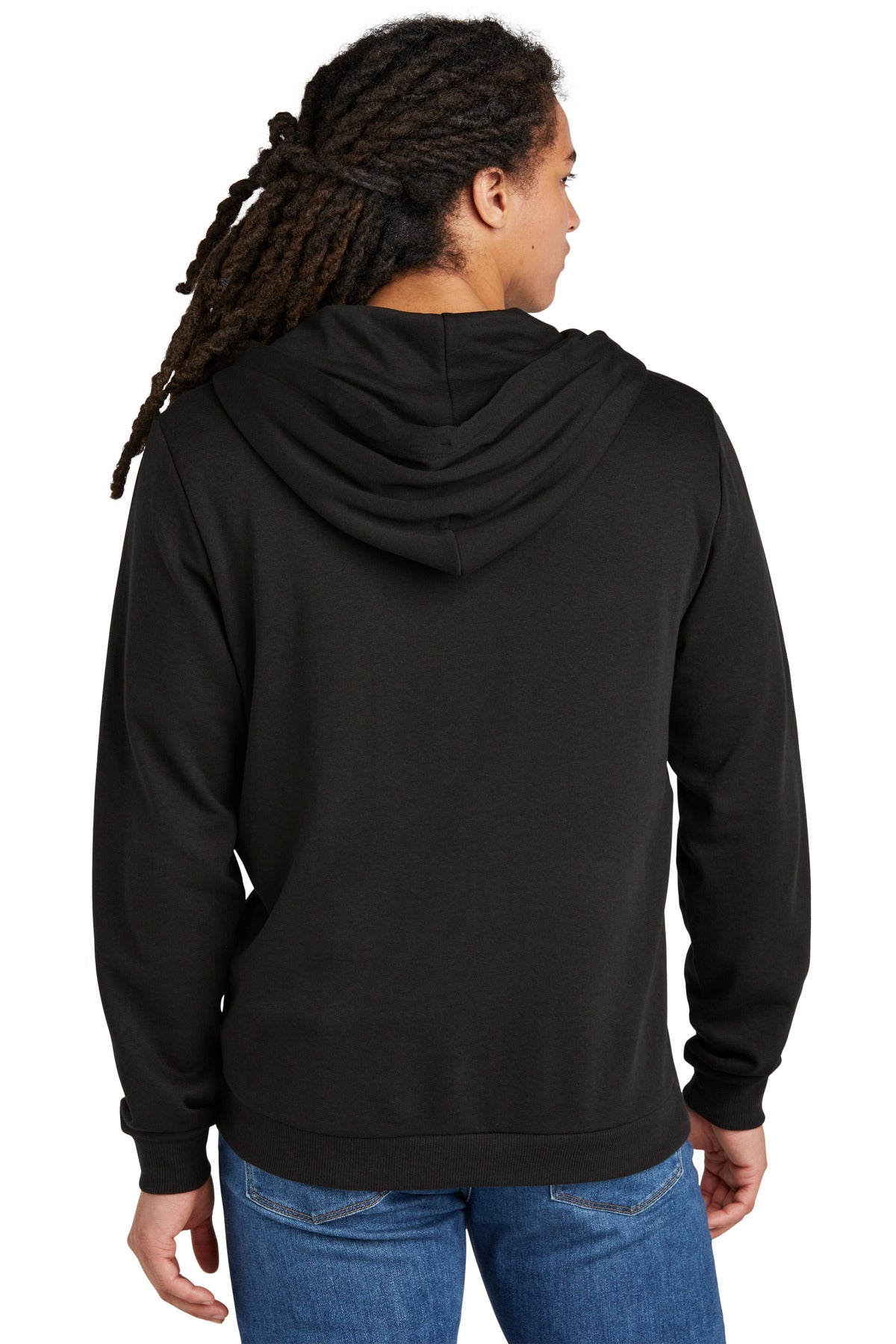District Perfect Tri Fleece Full-Zip Hoodie. DT1302 (Choose Your Design)