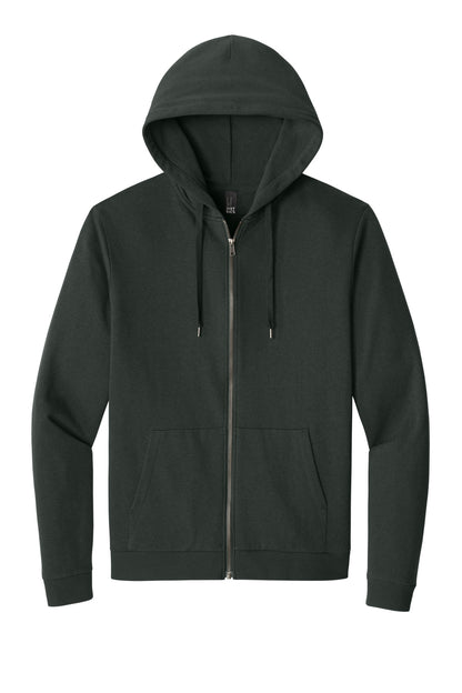 District Perfect Tri Fleece Full-Zip Hoodie. DT1302 (Choose Your Design)