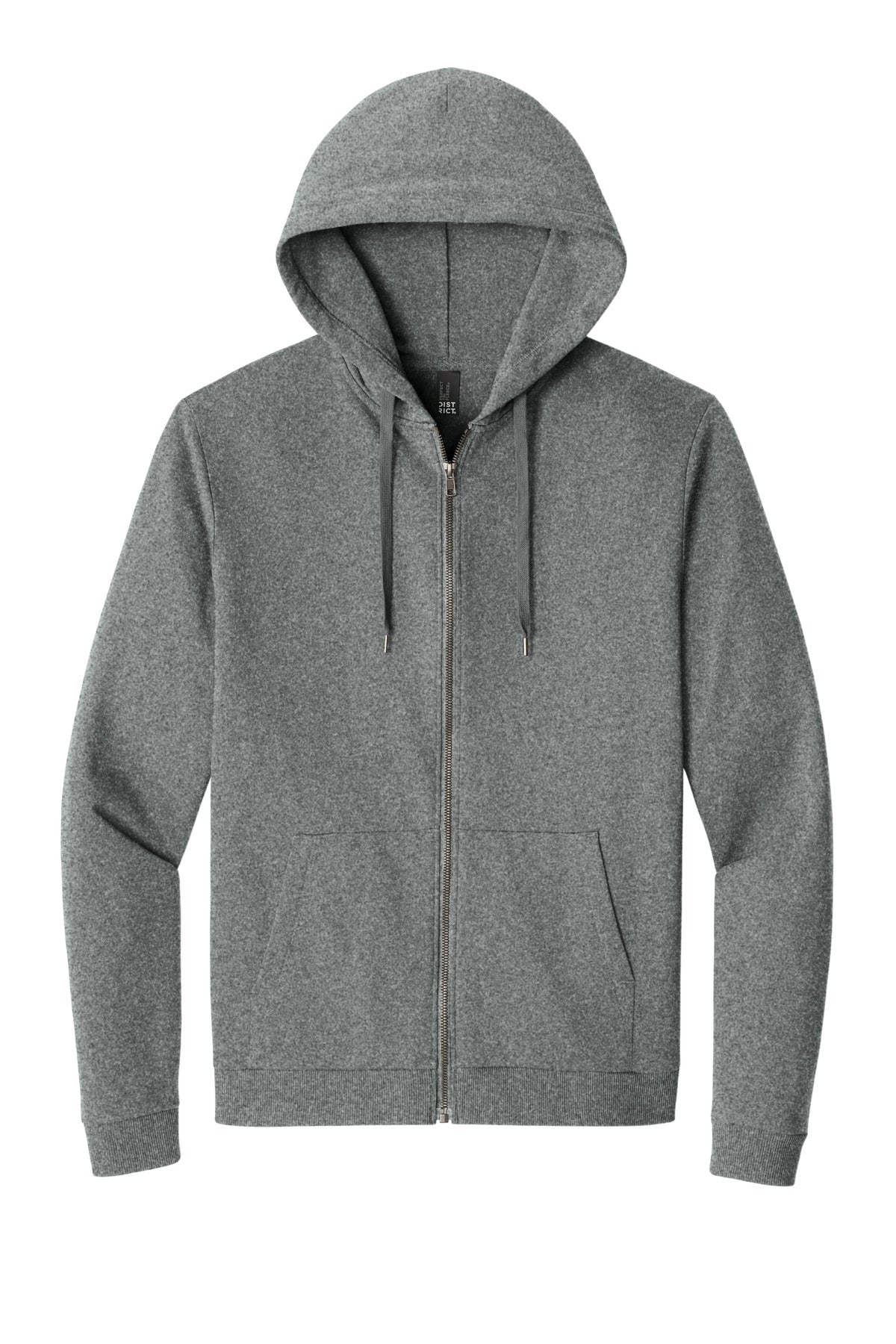 District Perfect Tri Fleece Full-Zip Hoodie. DT1302 (Choose Your Design)