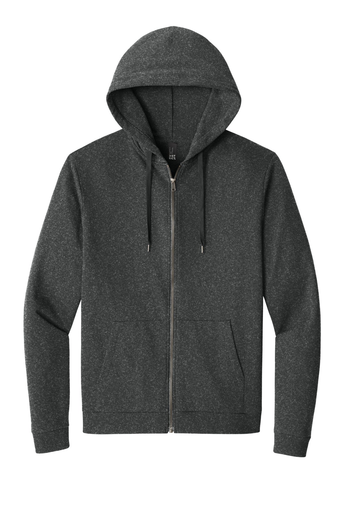 District Perfect Tri Fleece Full-Zip Hoodie. DT1302 (Choose Your Design)