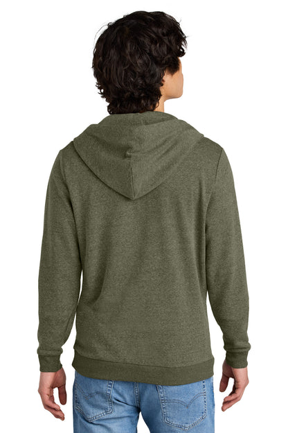 District Perfect Tri Fleece Full-Zip Hoodie. DT1302 (Choose Your Design)