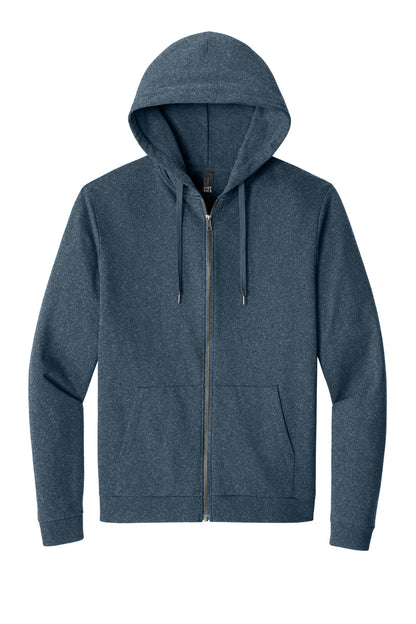District Perfect Tri Fleece Full-Zip Hoodie. DT1302 (Choose Your Design)