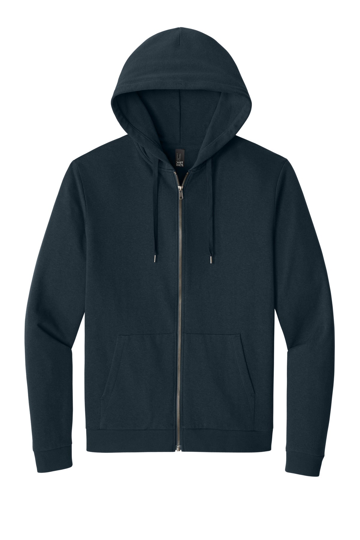 District Perfect Tri Fleece Full-Zip Hoodie. DT1302 (Choose Your Design)