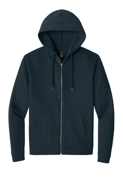 District Perfect Tri Fleece Full-Zip Hoodie. DT1302 (Choose Your Design)