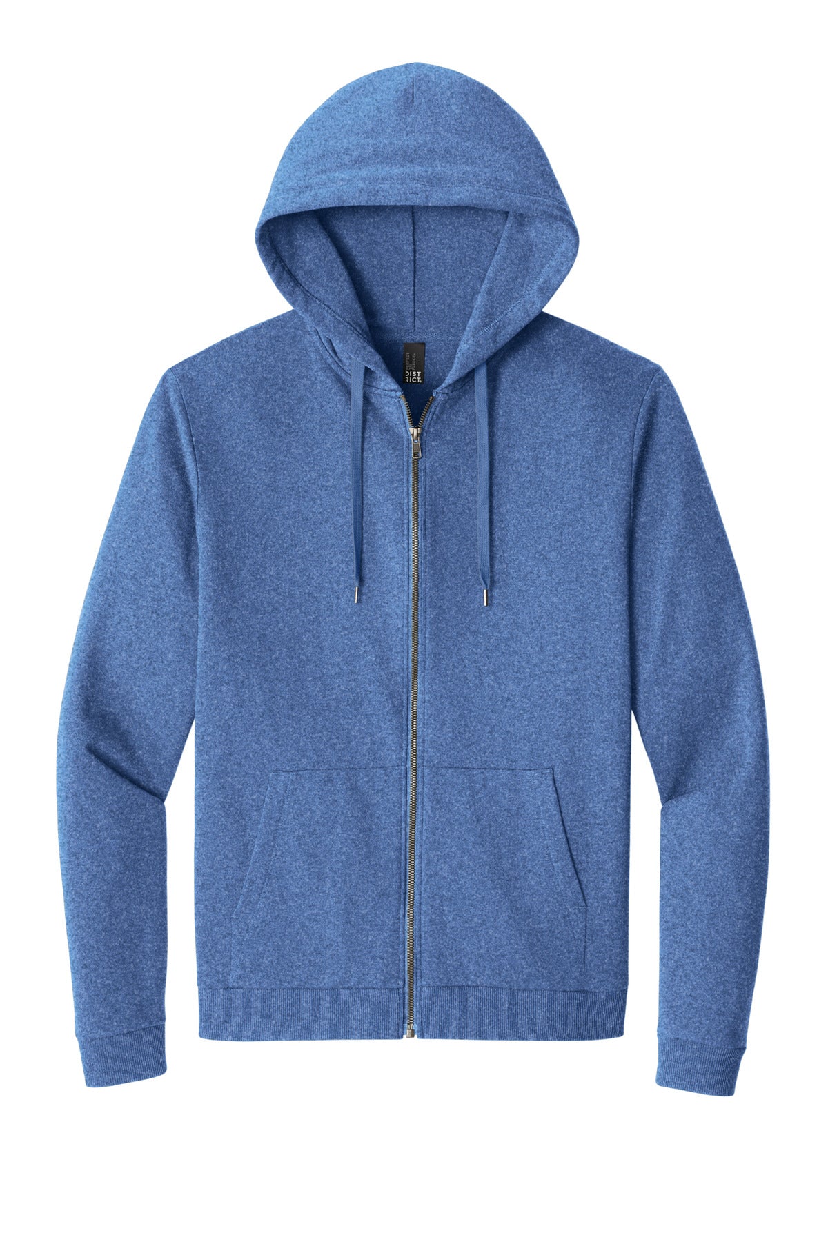 District Perfect Tri Fleece Full-Zip Hoodie. DT1302 (Choose Your Design)