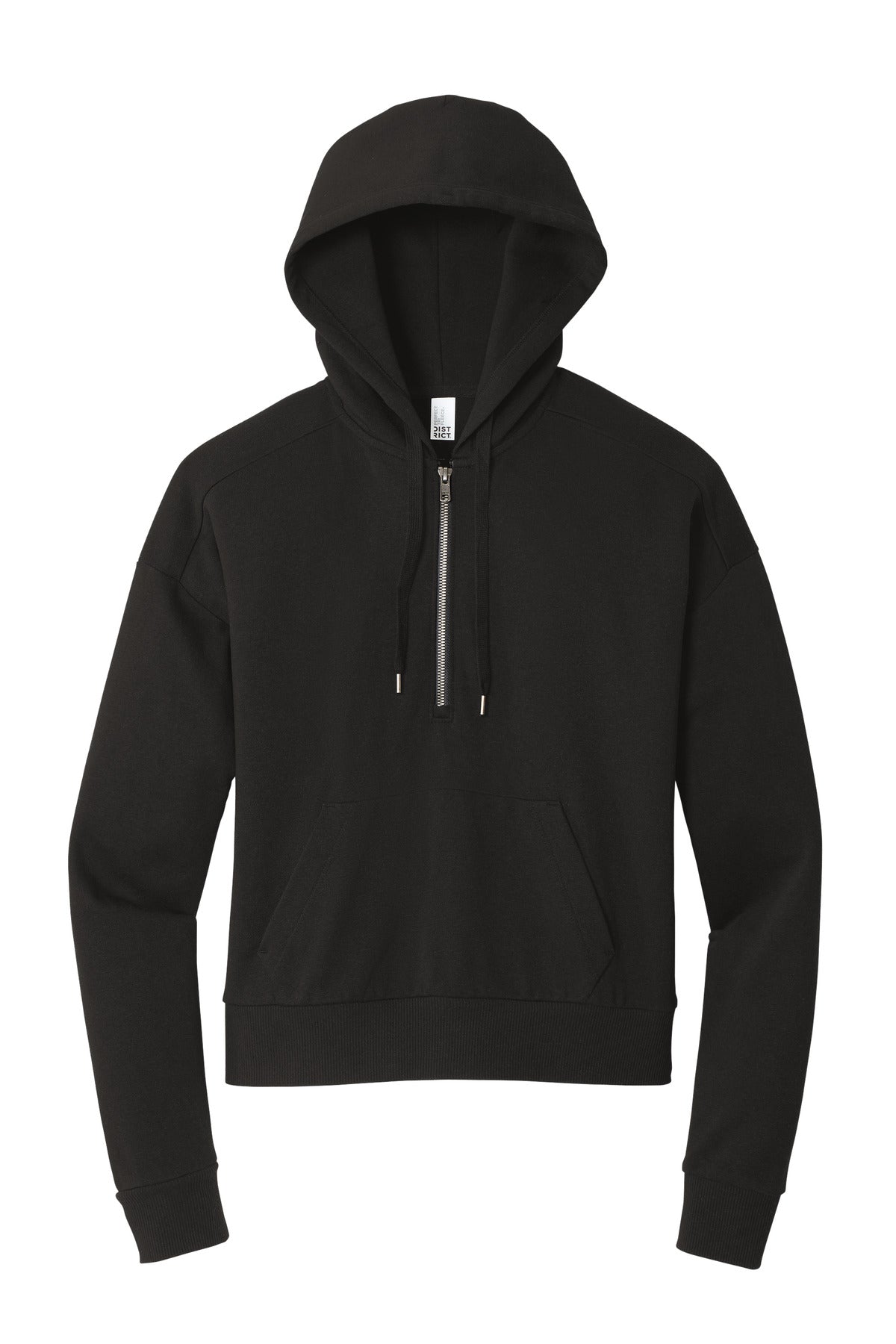District Women's Perfect Tri Fleece 1/2-Zip Pullover. DT1311 (Choose Your Design)