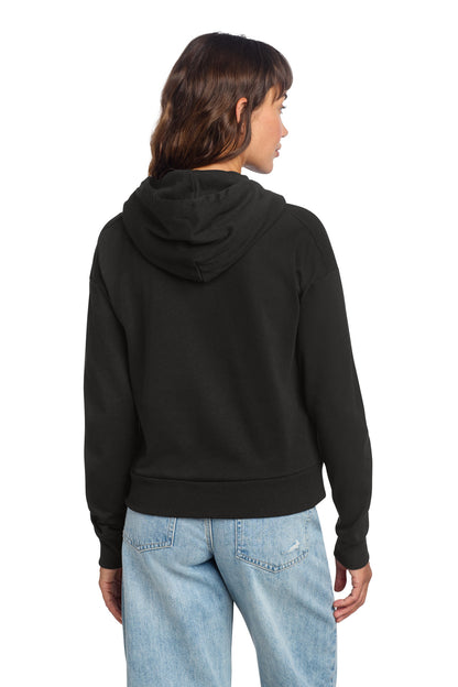 District Women's Perfect Tri Fleece 1/2-Zip Pullover. DT1311 (Choose Your Design)