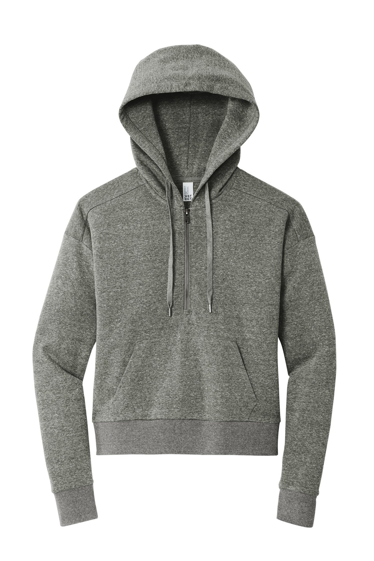District Women's Perfect Tri Fleece 1/2-Zip Pullover. DT1311 (Choose Your Design)