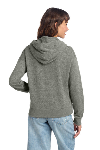 District Women's Perfect Tri Fleece 1/2-Zip Pullover. DT1311 (Choose Your Design)