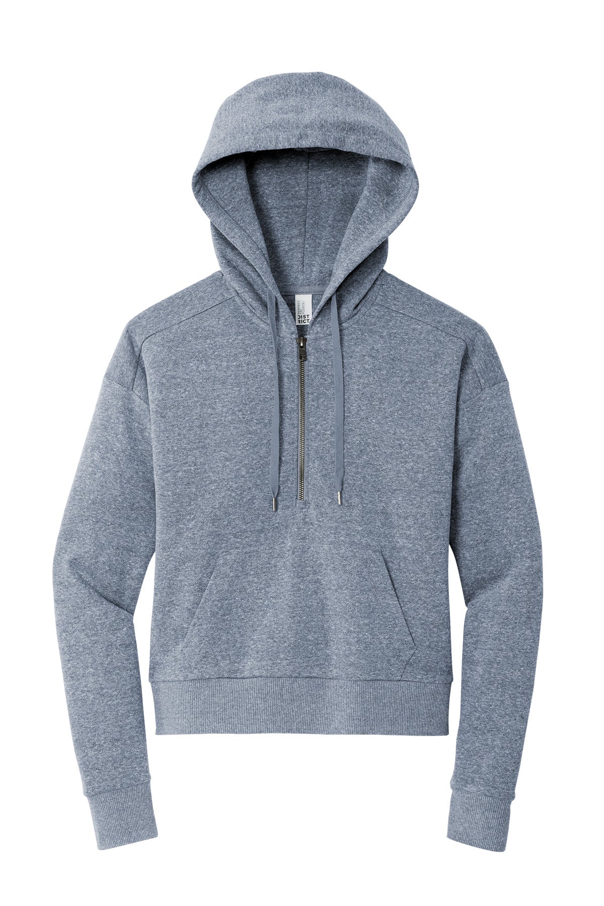 District Women's Perfect Tri Fleece 1/2-Zip Pullover. DT1311 (Choose Your Design)