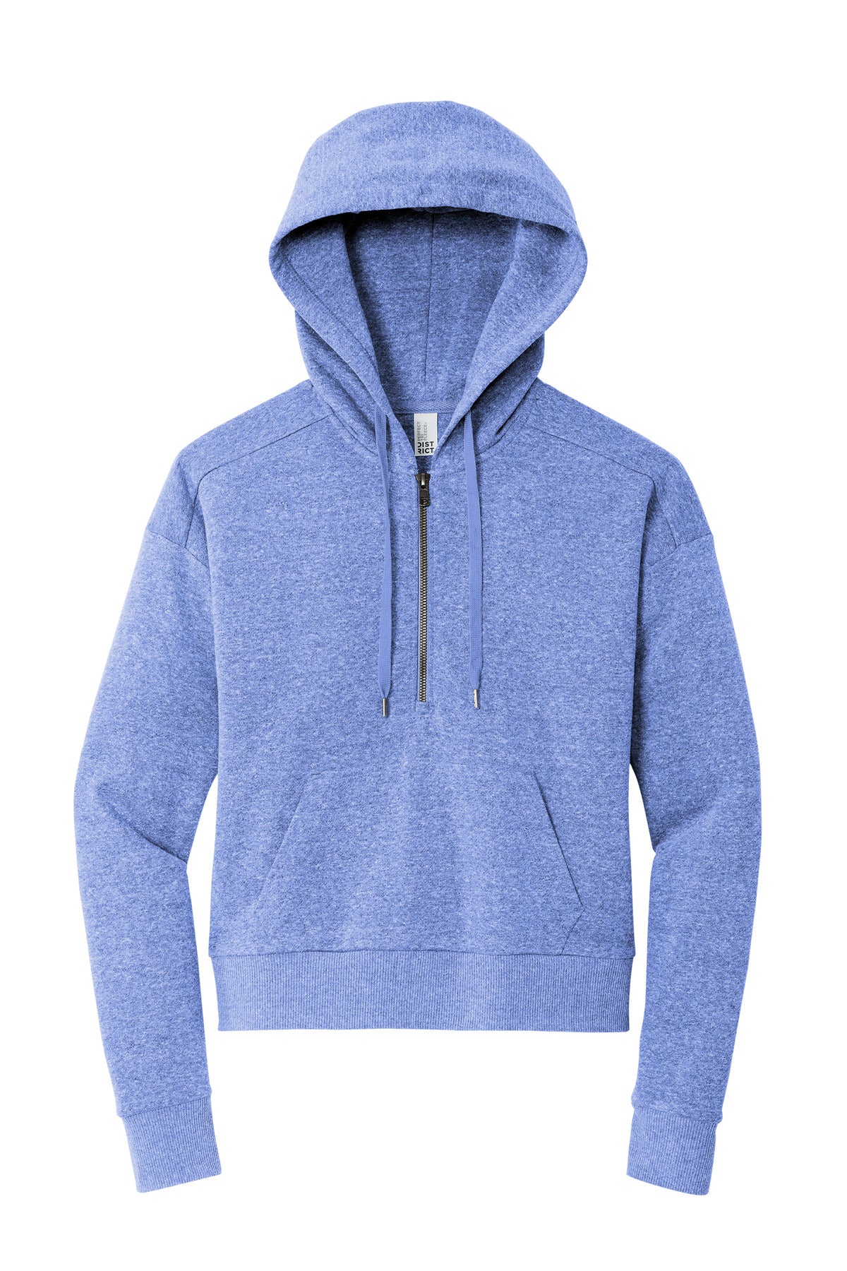 District Women's Perfect Tri Fleece 1/2-Zip Pullover. DT1311 (Choose Your Design)