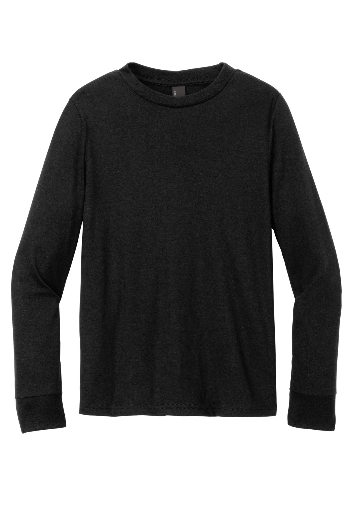 District Youth Perfect Tri Long Sleeve Tee. DT132Y (Choose Your Design)