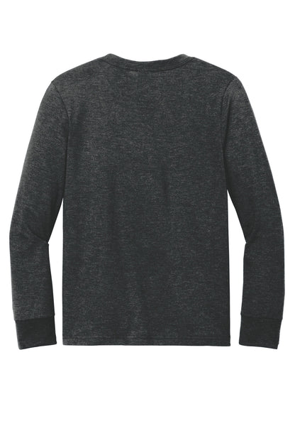 District Youth Perfect Tri Long Sleeve Tee. DT132Y (Choose Your Design)