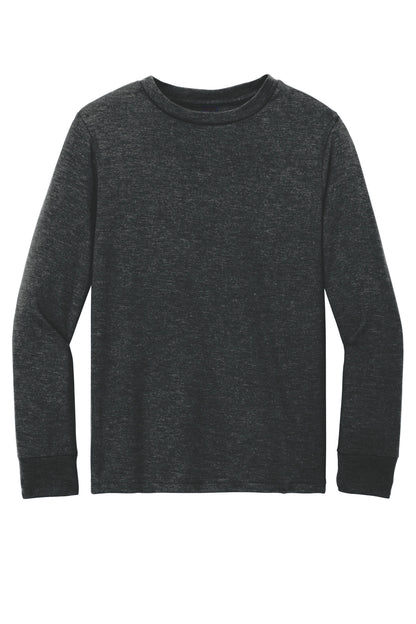 District Youth Perfect Tri Long Sleeve Tee. DT132Y (Choose Your Design)
