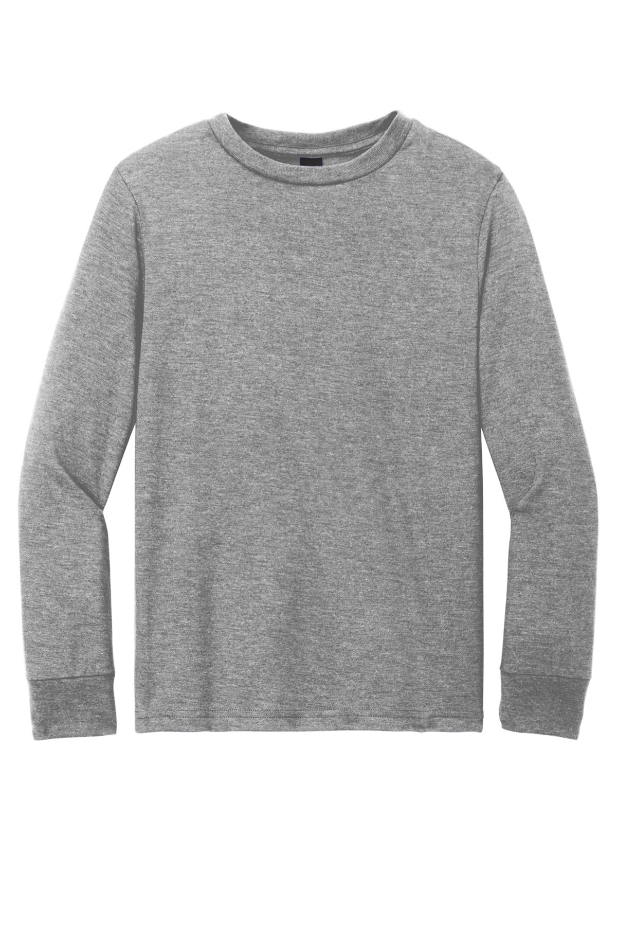 District Youth Perfect Tri Long Sleeve Tee. DT132Y (Choose Your Design)