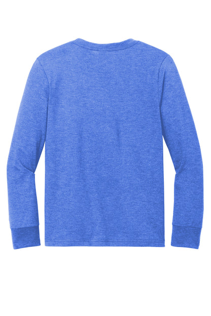 District Youth Perfect Tri Long Sleeve Tee. DT132Y (Choose Your Design)