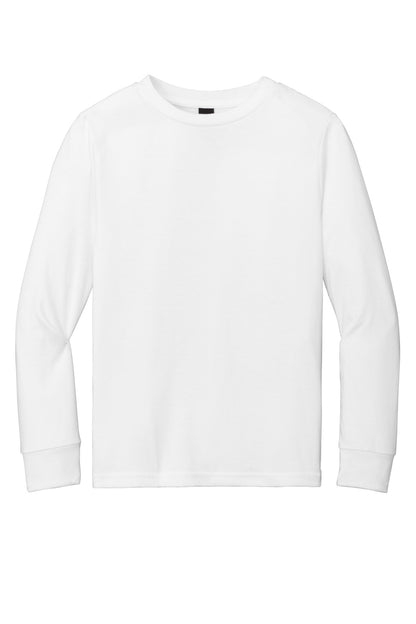 District Youth Perfect Tri Long Sleeve Tee. DT132Y (Choose Your Design)