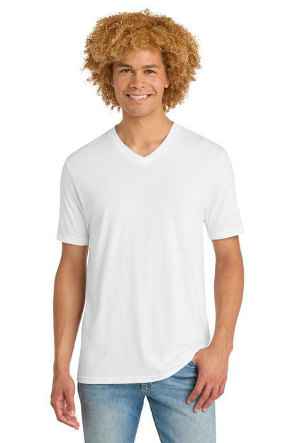 District Perfect Tri V-Neck Tee. DT1350 (Choose Your Design)